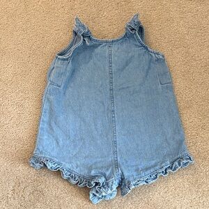 Charming Blue Kids Denim Romper